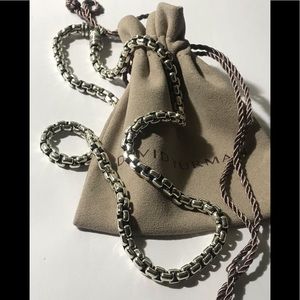 David Yurman Large box chain necklace 5.2mm 22”